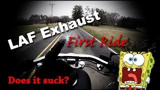 LAF Exhaust Does It Suck  First Ride Review [upl. by Paco]