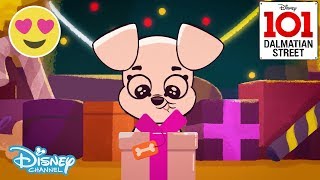 101 Dalmatian Street  Merry Pupsmas  Disney Channel UK [upl. by Jehu]