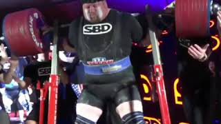 Blaine Sumner  515kg1135lbs Squat SinglePly [upl. by Anuska]