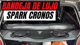 BANDEJA de LUJO chevrolet SPARK cronos [upl. by Bellamy]