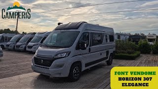 Font Vendome Horizon 307 Elegance VERSIONE CAMPERIS  Videorecensione Camper VanFurgonato [upl. by Palla]