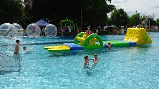 Rheder Freibad  50 Jahre Jubiläum  Spiel ohne Grenzen im Wasser [upl. by Reffotsirhc275]