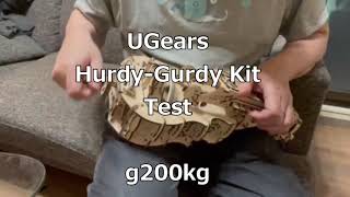 UGears wooden Hurdy Gurdy Kit Test [upl. by Hallam]