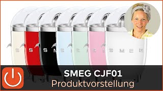 PRODUKTVORSTELLUNG SMEG Zitruspresse CJF01 in 7 Farben  frisch gepresster Orangensaft für Zuhause [upl. by Aettam867]