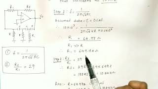 Design of RC phase shift oscillator  Solved Example  Hindi  Electronics Subjectified [upl. by Airel]