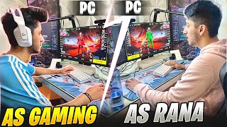 As Gaming Vs As Rana Pc Vs Pc Clash Squad Gameplay 10000 Diamonds Challenge  Garena Free Fire [upl. by Aniluj]