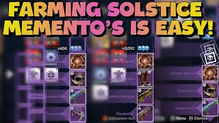 How To FARM Solstice Mementos  Destiny 2 [upl. by Eltsyrhc]