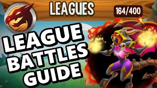 LEAGUE BATTLES Guide for Dragon City 2023 How to Get Food  Good Early Game Dragons  DC 73 [upl. by Onairotciv]