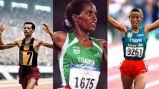 The first black Male and female Olympics Golden medal winners in history  EthioPanAfricanism [upl. by Katharina]