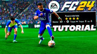 🔥 TUTORIAL DE DRIBLES SUPER BUGADOS DO EA SPORTS FC 24 [upl. by Gusba80]