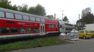 Die 120 501 der DB Systemtechnik Minden mit 3 Neuen Dostoswagen [upl. by Kina]