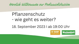 Pflanzenschutz  wie geht es weiter Stand und Ausblick der Pflanzenschutzpläne der EUKommission [upl. by Grissom129]