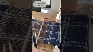 Rigid Heddle Loom Weavingweavingloom scarf handweaving handmade rigidheddleweaving hobby [upl. by Htirehc]