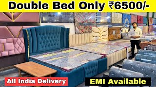 CHEAPEST FURNITURE MARKET DELHI🔥Double Bed 6000 5 seater sofa 6500 Almirah 2200 Furniture Market [upl. by Enoved]