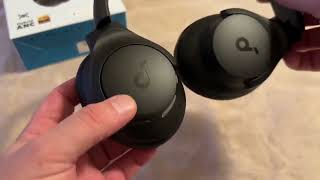 Anker Soundcore Q20i Wireless Bluetooth Over Ear Headphones Hybrid Active Noise Cancelling unboxing [upl. by Eneryt]