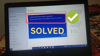 Fix could not find the recovery environment while resetting PC windows 1011 [upl. by Erma866]