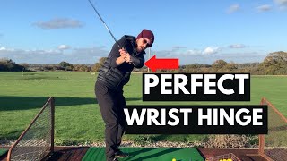 How To HINGE Your WRIST CORRECTLY In the Golf Swing Simplified [upl. by Oniratac]