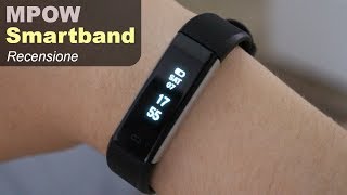 SMARTBAND SOTTO I €20 Recensione Mpow ID115U  Fitness Tracker [upl. by Naitsabas]