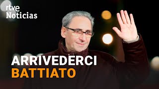 Adiós a FRANCO BATTIATO el famoso compositor ITALIANO  RTVE Noticias [upl. by Ashla]