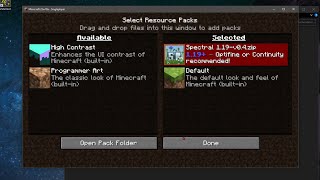 How to add a resource pack to Minecraft EN [upl. by Carma725]