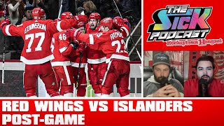 Red Wings vs Islanders PostGame Show  Red Wings Talk 15 [upl. by Anahgem681]