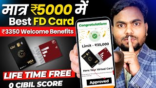 FD Credit Card 2024  Best FD Credit Card 2024  FD Against Credit Card  FD Based Credit Card [upl. by Vallonia110]