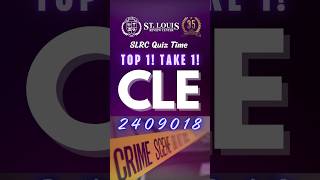 CLE Criminology Quiz Time 240918 [upl. by Benetta]