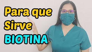 BIOTINA que es y para que sirve [upl. by Ahtnammas]