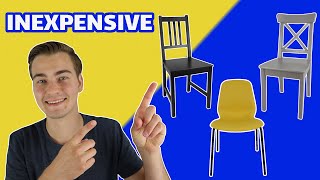 WHATS MORE COMFORTABLE 3 INEXPENSIVE IKEA DINING CHAIRS [upl. by Anas]