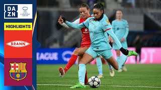 HIGHLIGHTS  SK Brann  FC Barcelona  UEFA Womens Champions League 202324 Norsk [upl. by Arod]