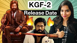 KGF Chapter 2 Release Date Announcement REACTION  Deeksha Sharma [upl. by Rimisac]