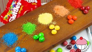 DIY SKITTLES Sprinkles  How To Make your own sprinkles using SKITTLES [upl. by Mit]