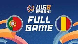 Group Phase  Portugal v Romania  Full Basketball Game  FIBA U16 Womens EuroBasket 2024 Div B [upl. by Manon530]