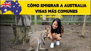 Como emigrar a Australia Visas mas comunes Peruana en Sydney [upl. by Akkim675]