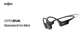 Shokz OpenRun  Standard vs Mini [upl. by Letha876]