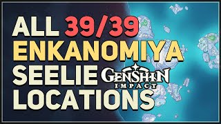 All Enkanomiya Seelie Locations Genshin Impact Phosphoros Guidance [upl. by Jaqitsch]