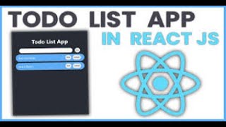 Todo App In React Js [upl. by Adlai]