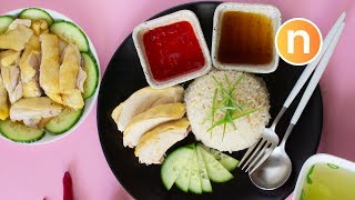 Hainanese Chicken Rice  Nasi Ayam Hainan  海南鸡饭 Nyonya Cooking [upl. by Wolfgang]