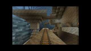 Minecraft Rollercoaster SnowStorm [upl. by Newby]