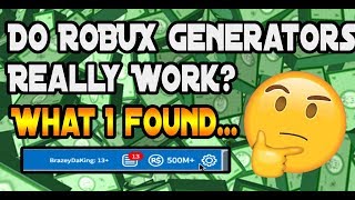 DO ROBUX GENERATORS ACTUALLY WORK  THE REAL TRUTH [upl. by Cahn]