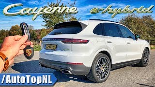 2019 Porsche Cayenne EHybrid REVIEW POV on AUTOBAHN amp ROAD by AutoTopNL [upl. by Shama156]