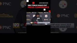 Mike Tomlin Walks Out Press Conference miketomlin steelers pittsburghsteelers shorts nfl fyp [upl. by Zel492]