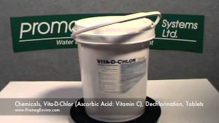 Chemicals Dechlorination VitaDChlor Ascorbic Tablets Description [upl. by Emarej]