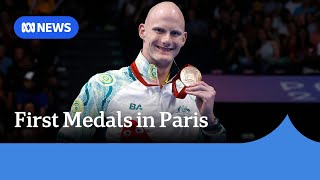 Australia claims first gold medal at Paris Paralympics  ABC News [upl. by Halpern]