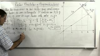 Ejemplo de rectas Paralelas y Perpendiculares en R2 [upl. by Clance]