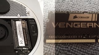 Unboxing DDR3L C9 Vengeance 16GB and Installation to Mac mini [upl. by Erastes]