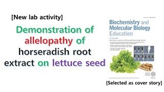 A new laboratory activity to help students learn about allelopathy and experimental design [upl. by Aehcim273]