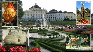 Blühendes Barock Ludwigsburg  Kürbisausstellung [upl. by Maclay]