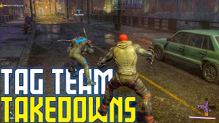 Gotham Knights  All Team Takedowns  Dual Takedowns  COOP Takedowns  Tag Team Takedowns [upl. by Patt]