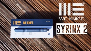 COMPACT EDC Pen  WE KNIFE Syrinx 2 [upl. by Alyad22]